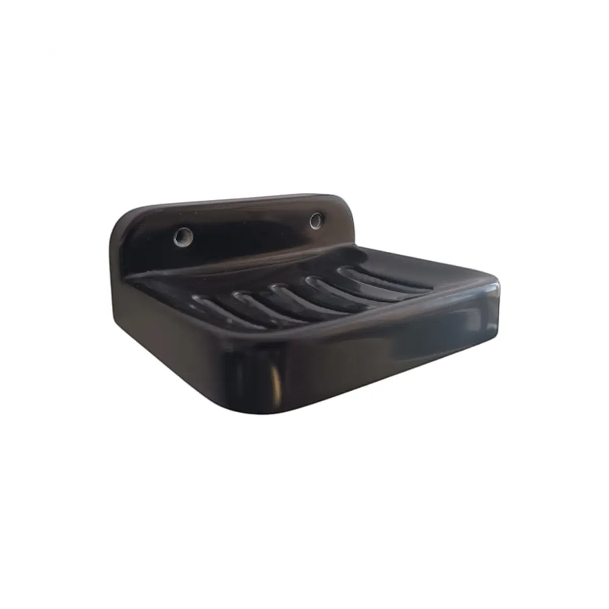 Black soap dish holder