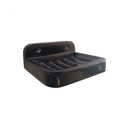 Black soap dish holder