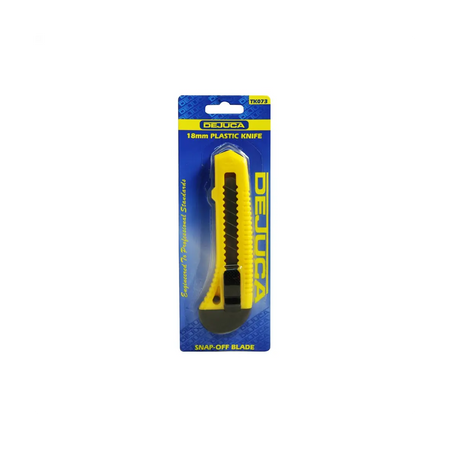 Plastic snap off utility knife