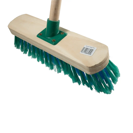 Wooden flagged broom