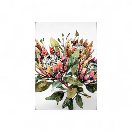 Tjhoko Paint Protea Elegance (Vertical) Lrg | 860X598 mm Decoupage Sheet