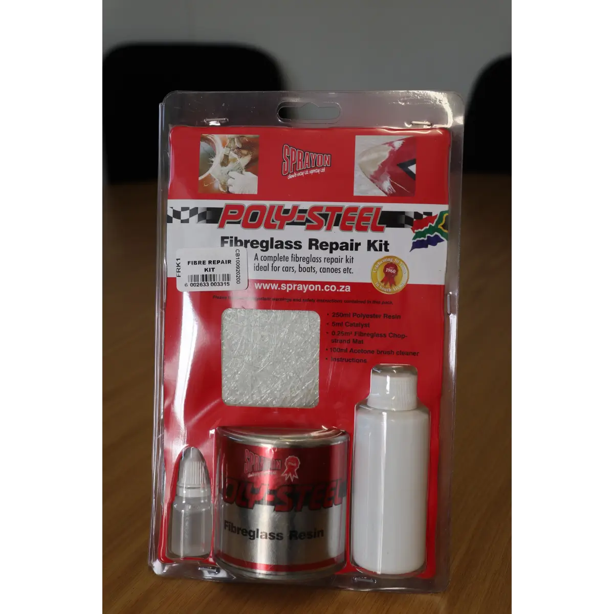 Fibreglass poly steel repair kit