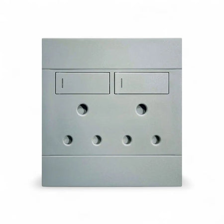 Major Tech Switched 16A RSA 100x100mm Socket Outlet Double