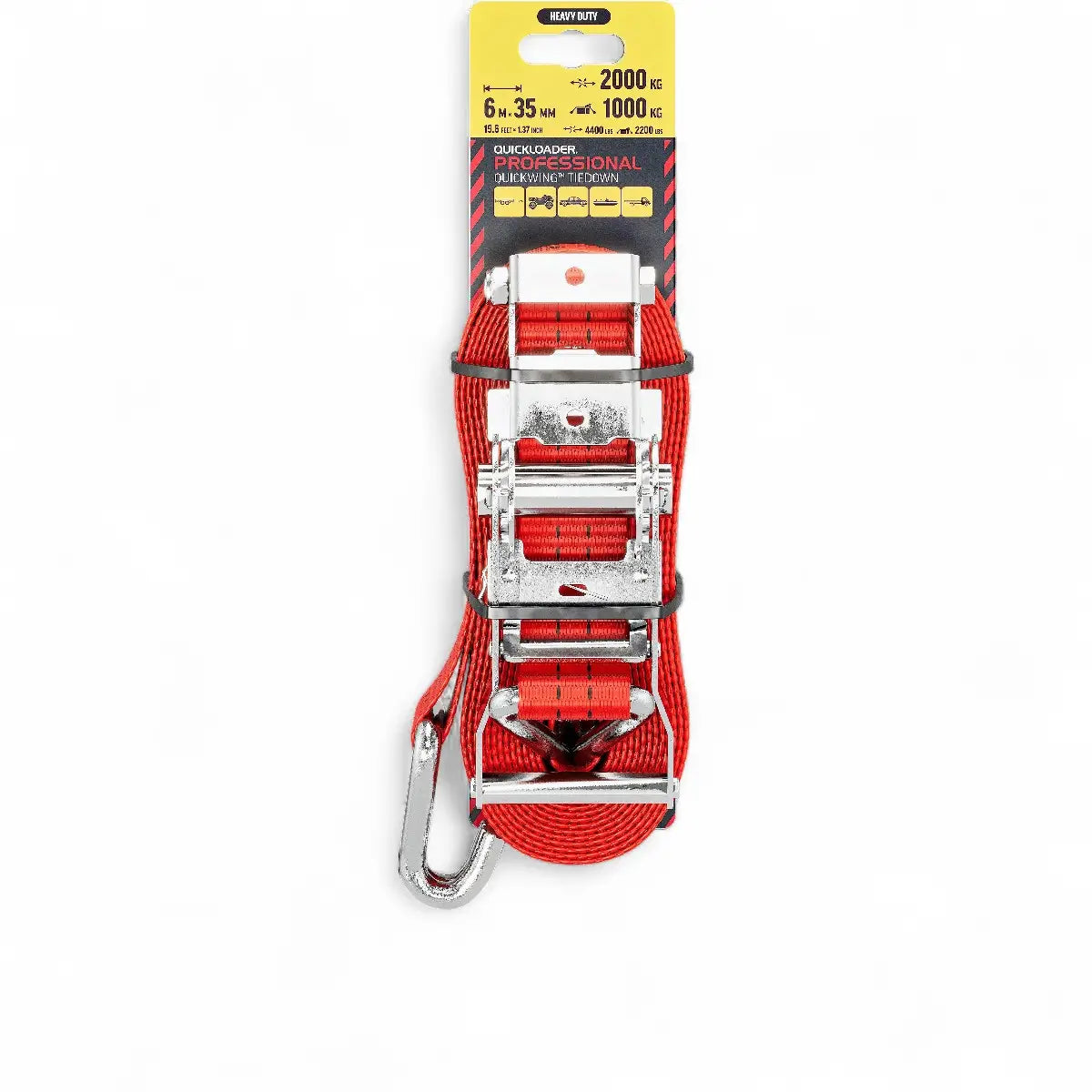 Quickload Professional Tie-Down Strap (2000Kg) - 6M X 25mm