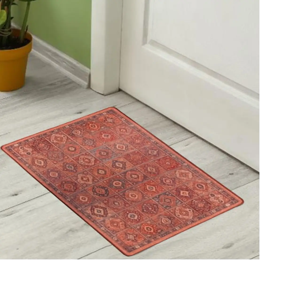 Ethnic pattern floor mat