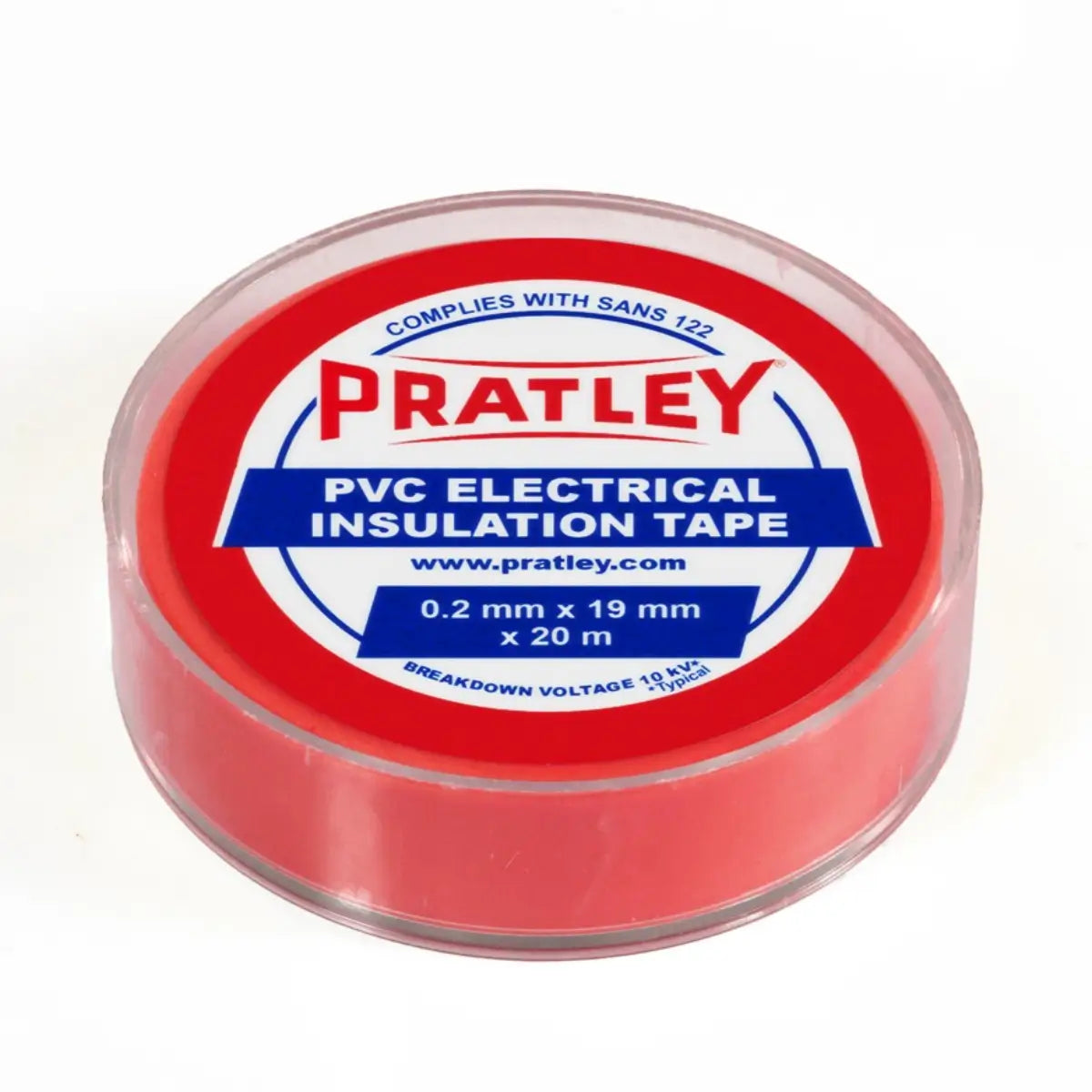 Red PVC insulation tape