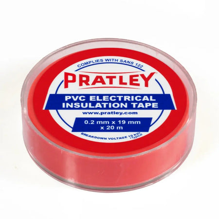 Red PVC insulation tape