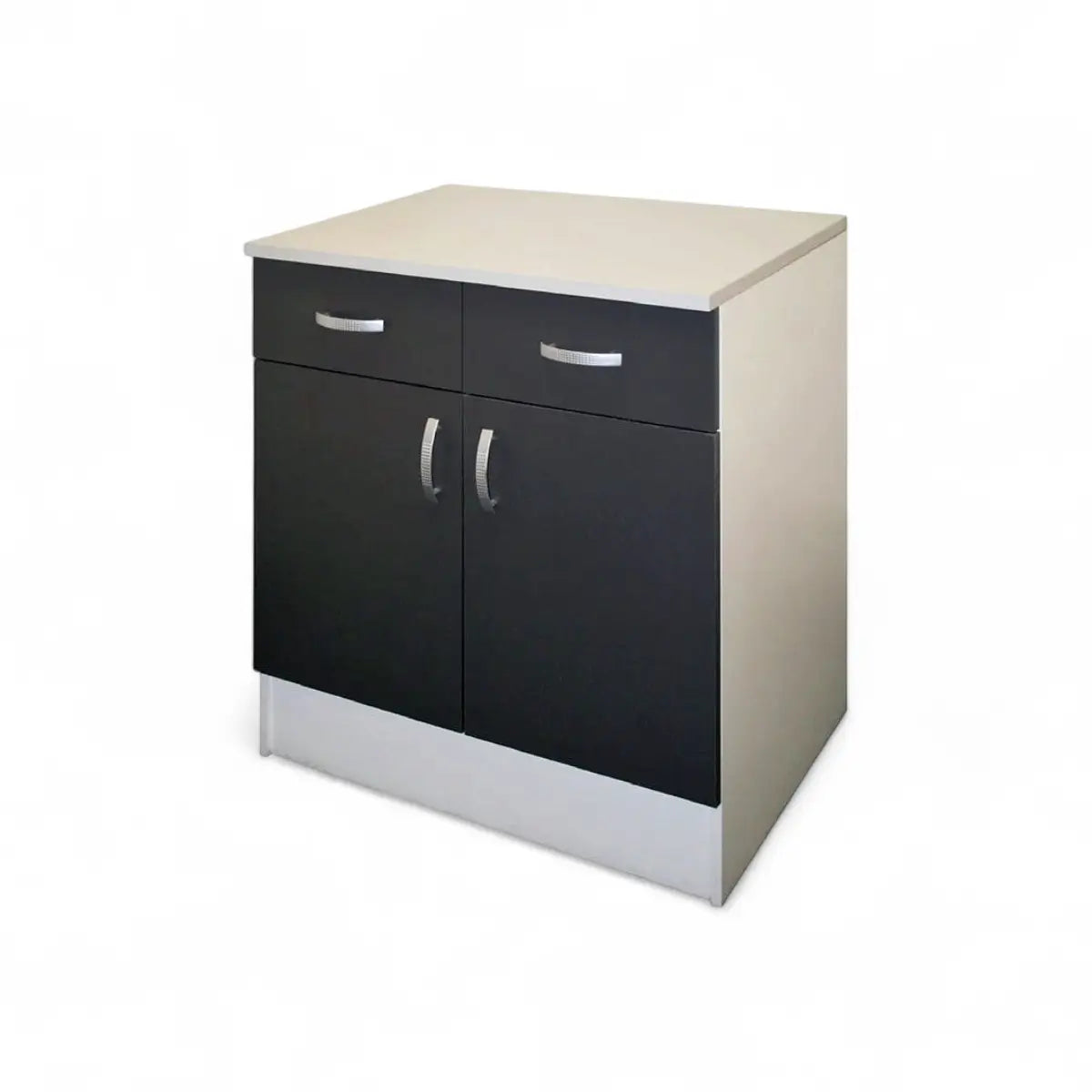 Modular Standard 800mm Base Cabinet - 2 Drawer 2 Door Vermont Slate