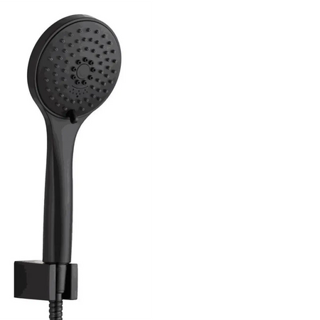 Black hand shower set parts