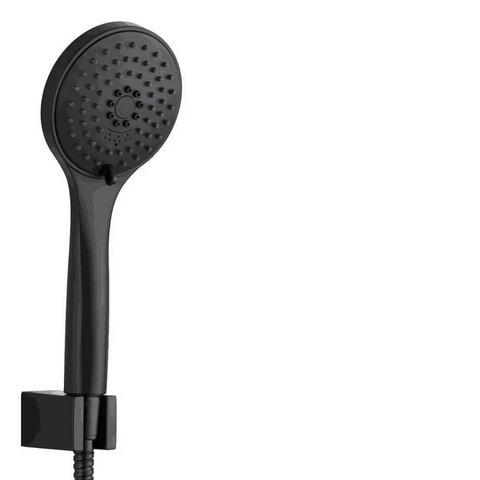 Black hand shower set parts