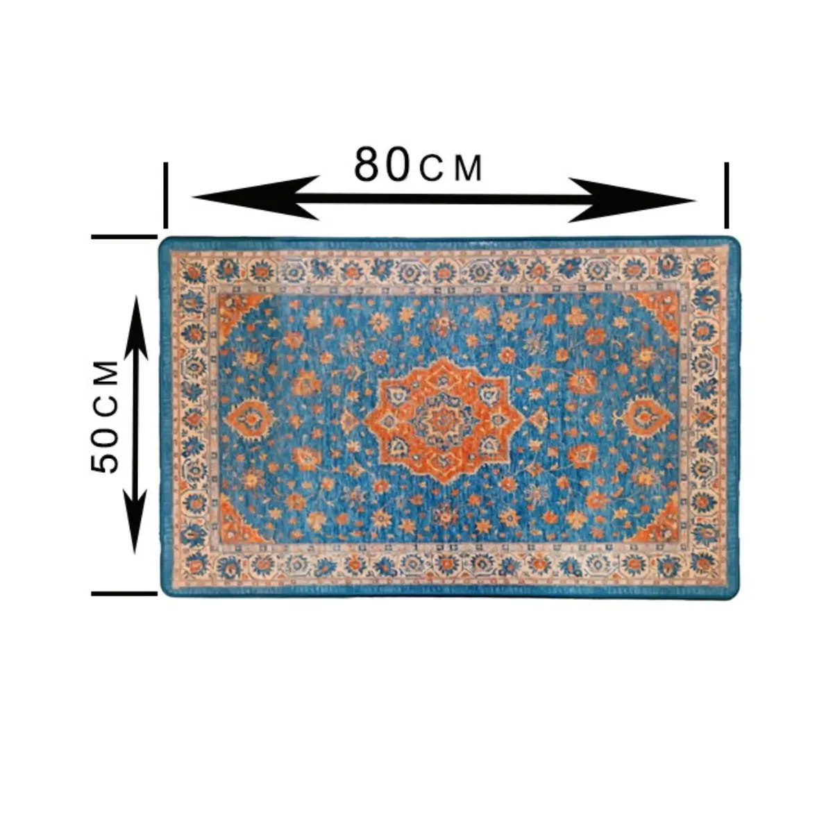 Ethnic pattern floor mat