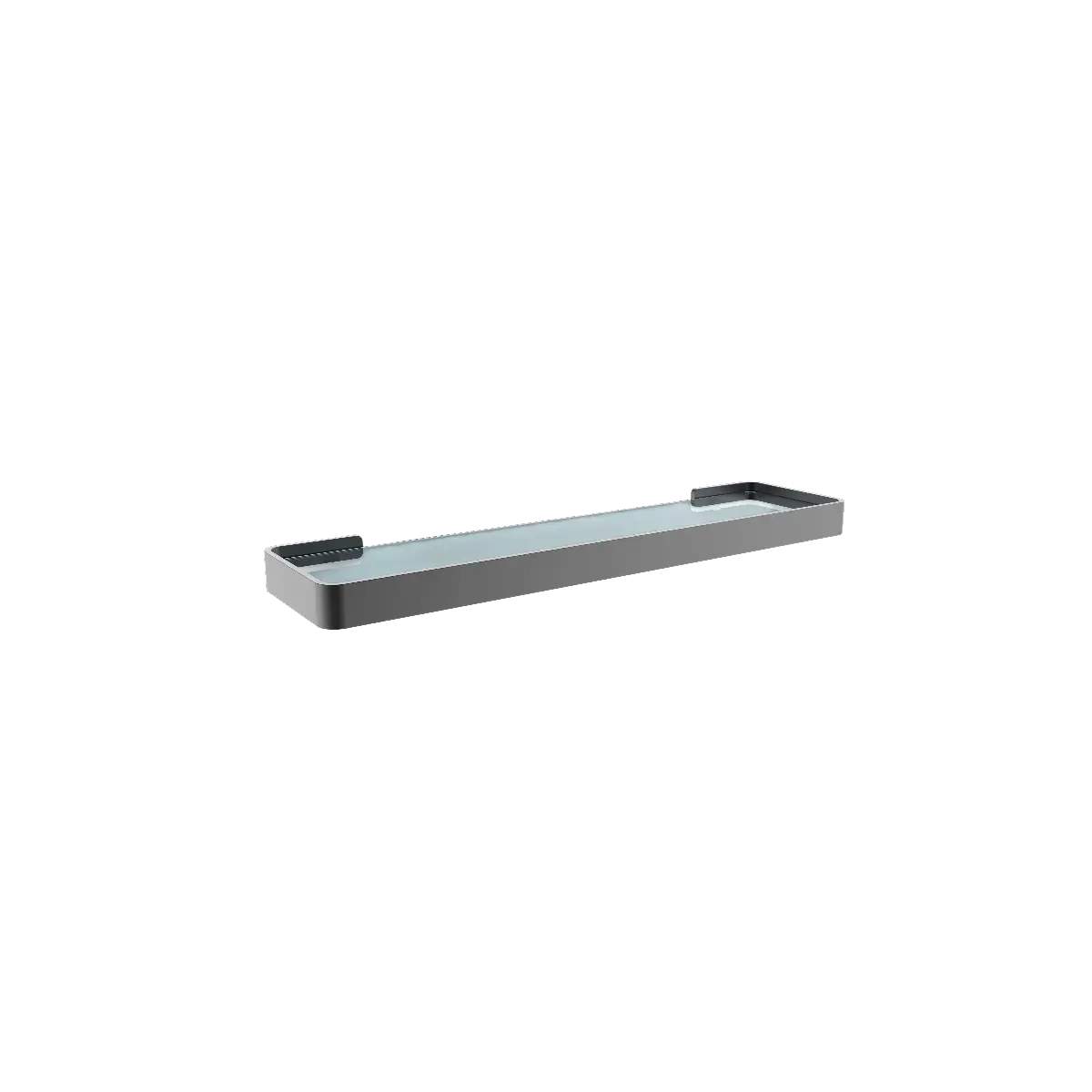Onyx glass wall shelf