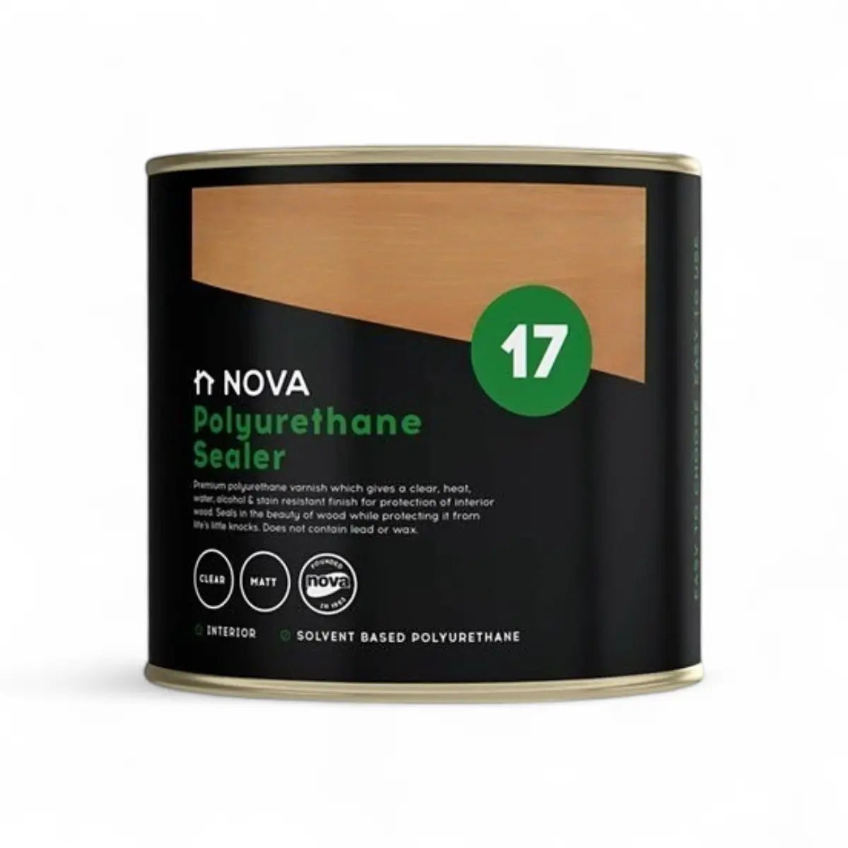 Nova 17 Polyurethane Wood Sealer - Matt - 500ml