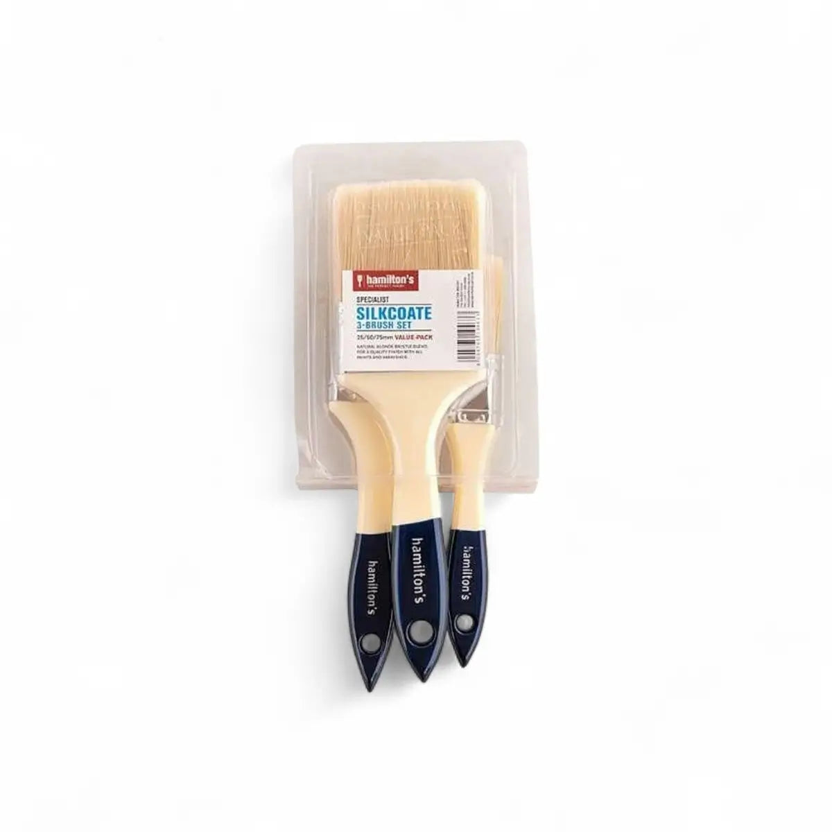 Hamiltons Silkcoate 3Pc Brush Set (25/50/75mm)