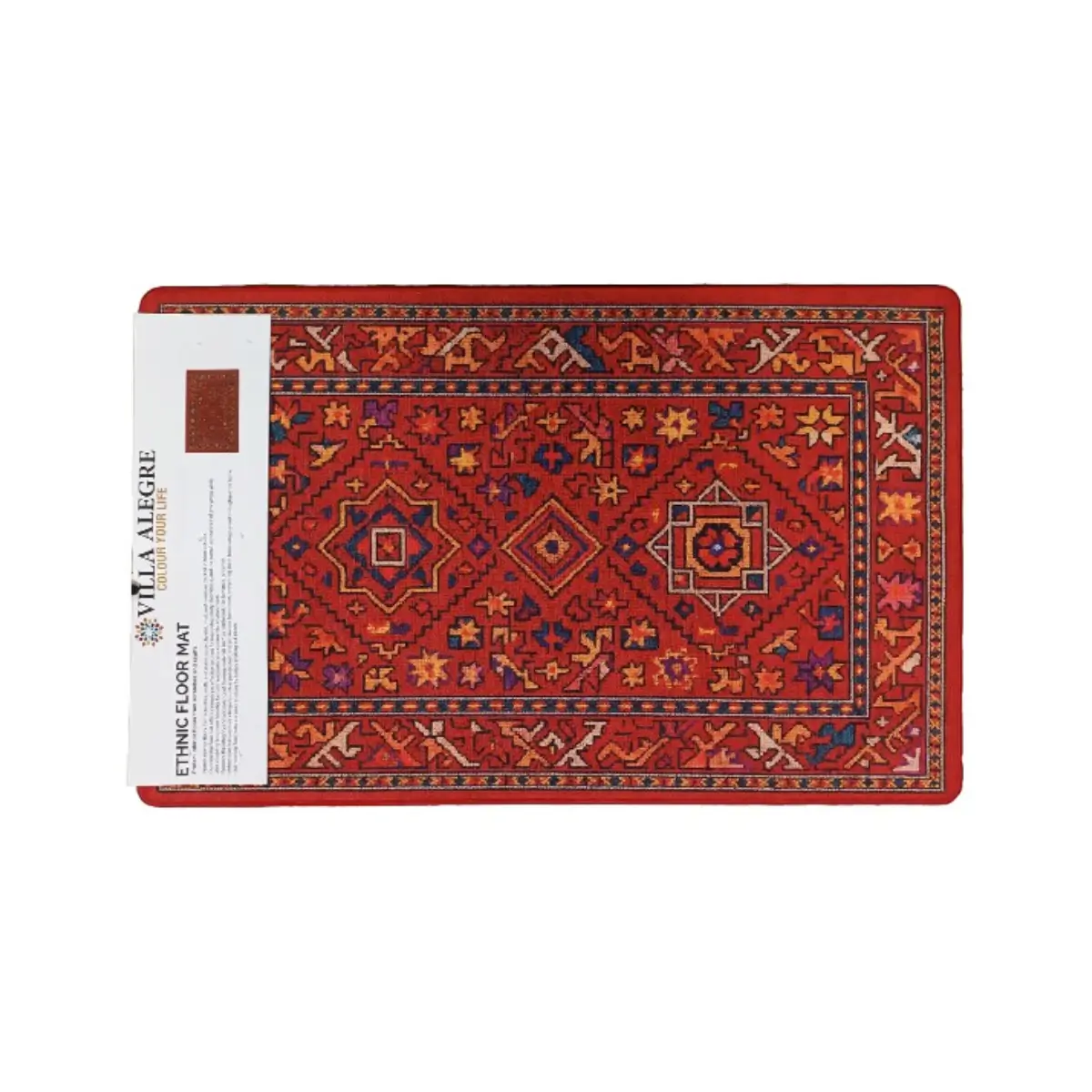 Ethnic pattern floor mat