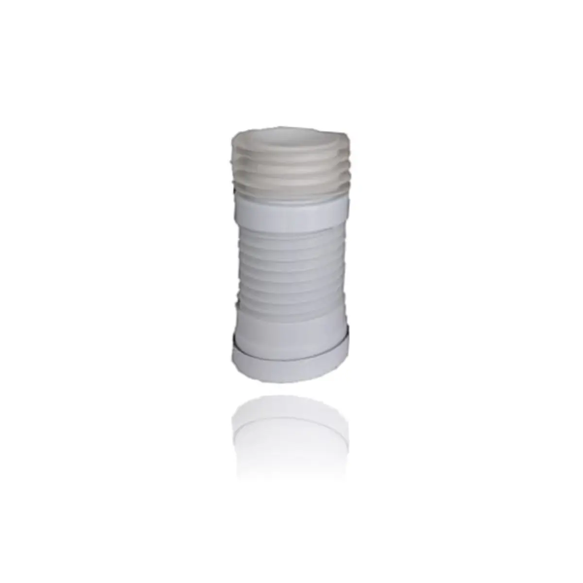 Flexible toilet pan connector