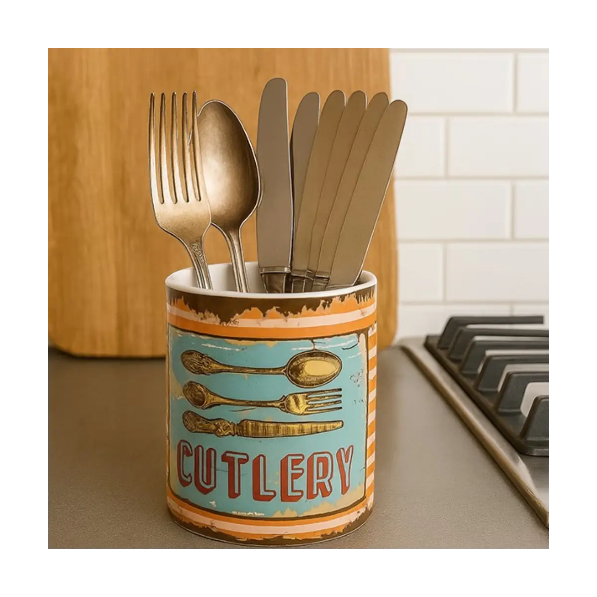 Kitchen knife cutlery holder