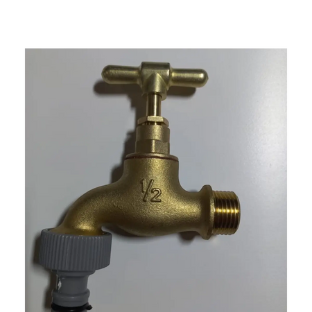 Light duty brass bib tap
