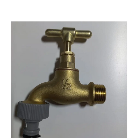 Light duty brass bib tap
