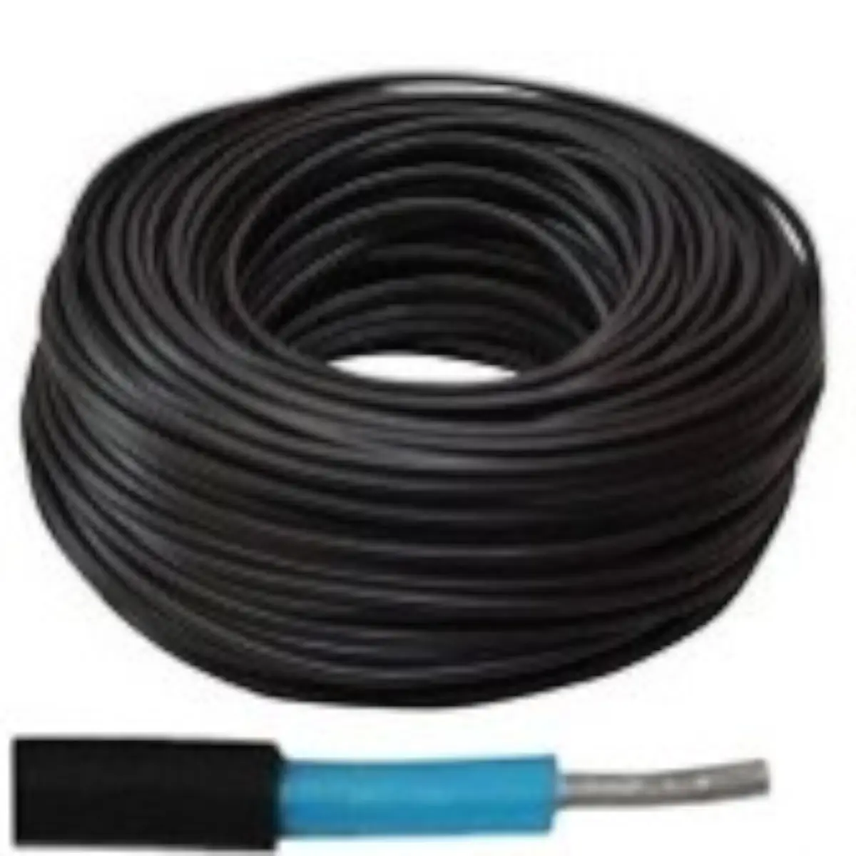 Solid aluminium security cable 100m