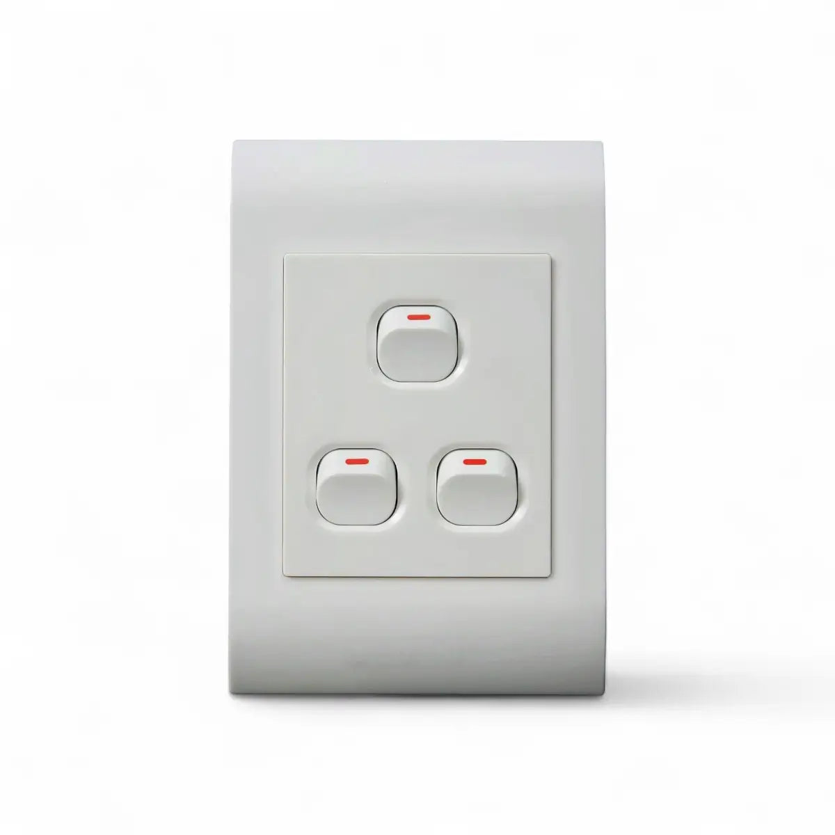 Lesco 100X50Mm 3 Lever 1Way Pipelli Wh Light Switch Three Lever