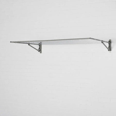 Fold down balcony washing line