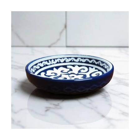 Embossed ceramic dish 12cm