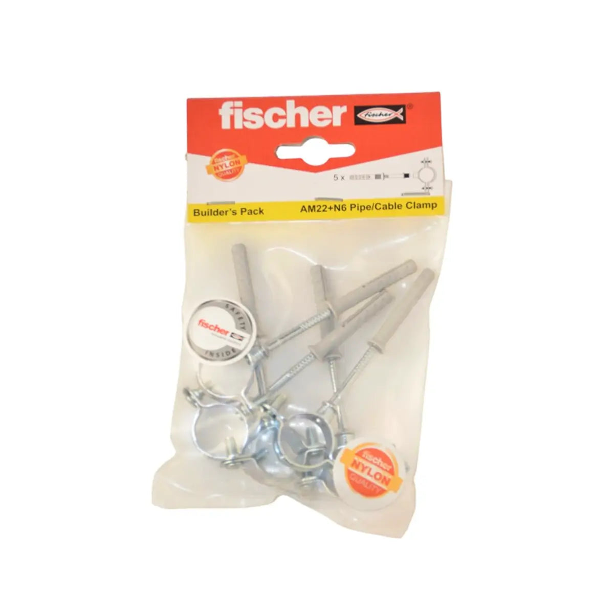 Pipe cable clamp builders pack