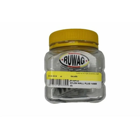 Ruwag 14mm Nylon Wall Plug (5) - Al's Hardware
