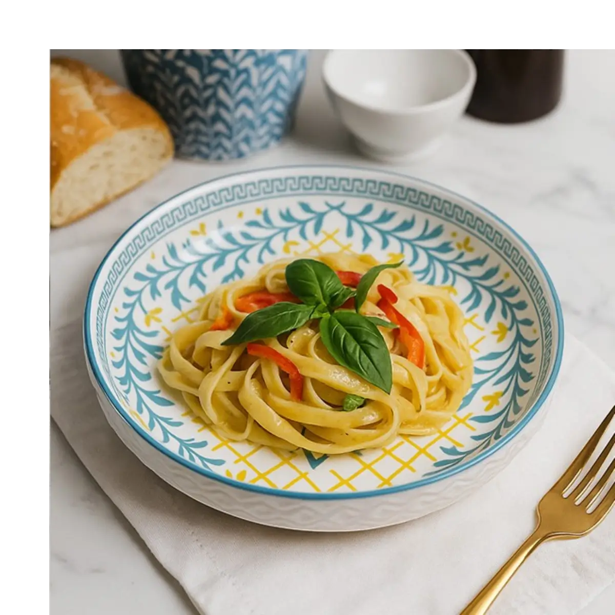 20cm ceramic pasta dish