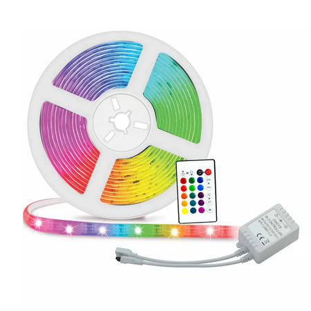 RGB LED strip with remote
