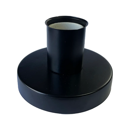 Black E27 lamp holder