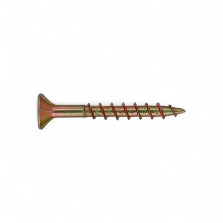 Yellow Passivated Chipboard Screw (25-Pack)
