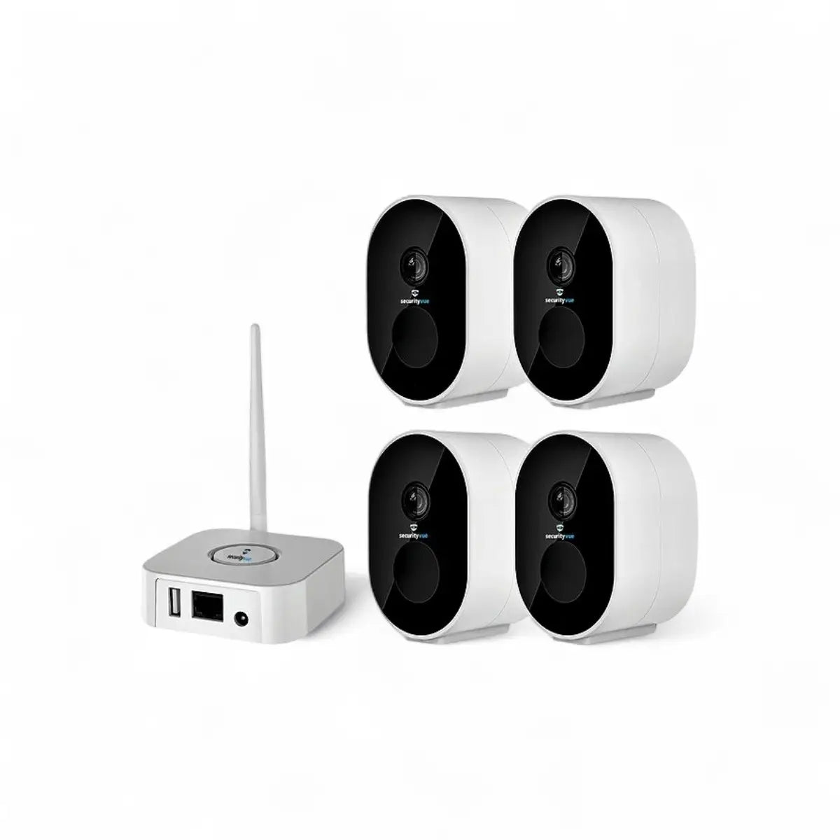 Gentech Smart Wi-Fi Wireless Rechargeable 4-Camera System