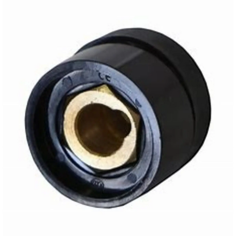 black female machine socket with brass inner bore for ten to twenty five millimetre range