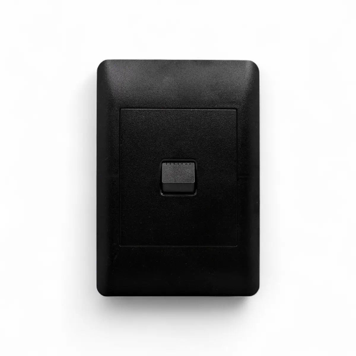 Lesco Switch Apollo 100X50Mm 1Lever 1W Edgy Sapphire Blk Light Switches