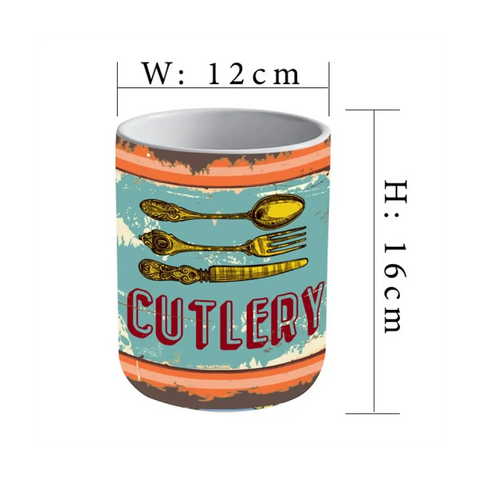 Kitchen cutlery holder organizer