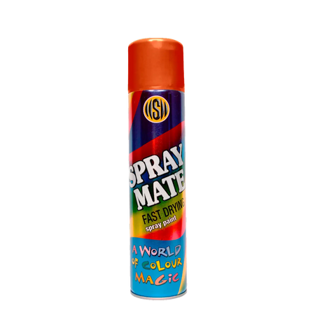 International orange spray paint