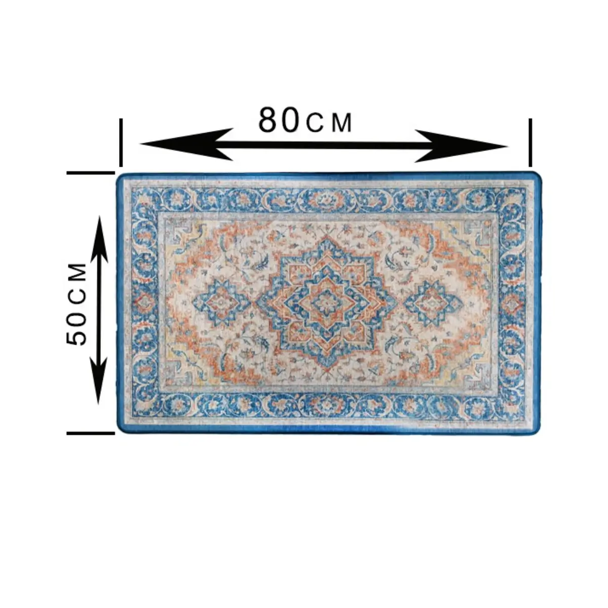 Ethnic pattern floor mat