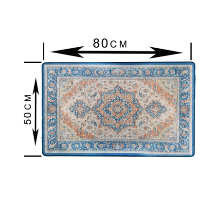 Ethnic pattern floor mat