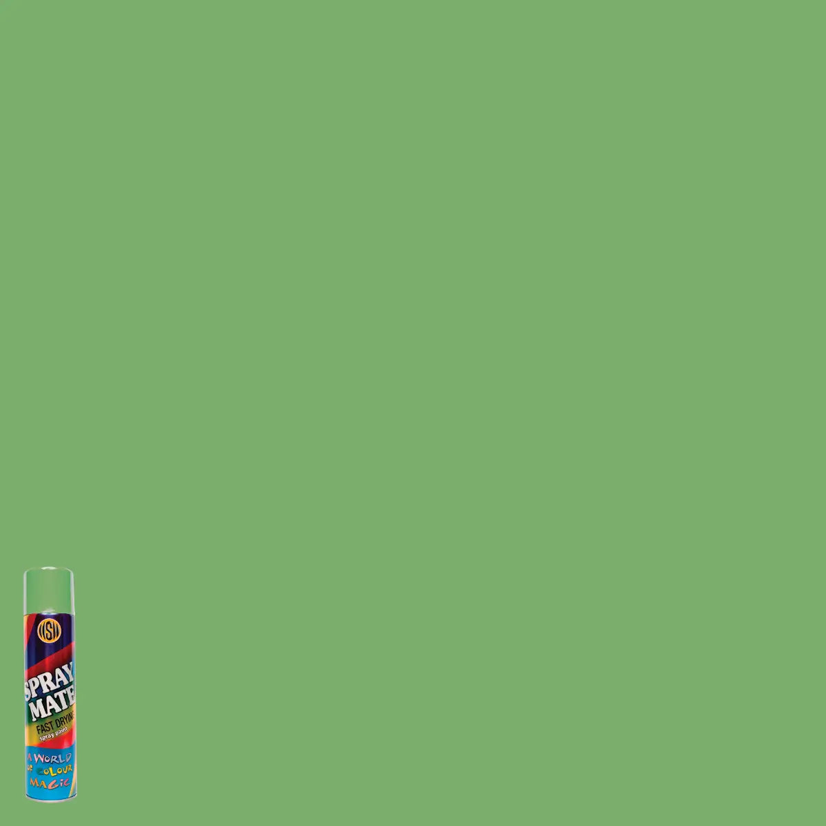 Pastel green spray paint