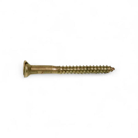 Solid Brass Wood Screw (10-Pack)