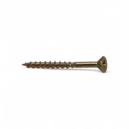 Yellow Passivated Chipboard Screw (10-Pack)