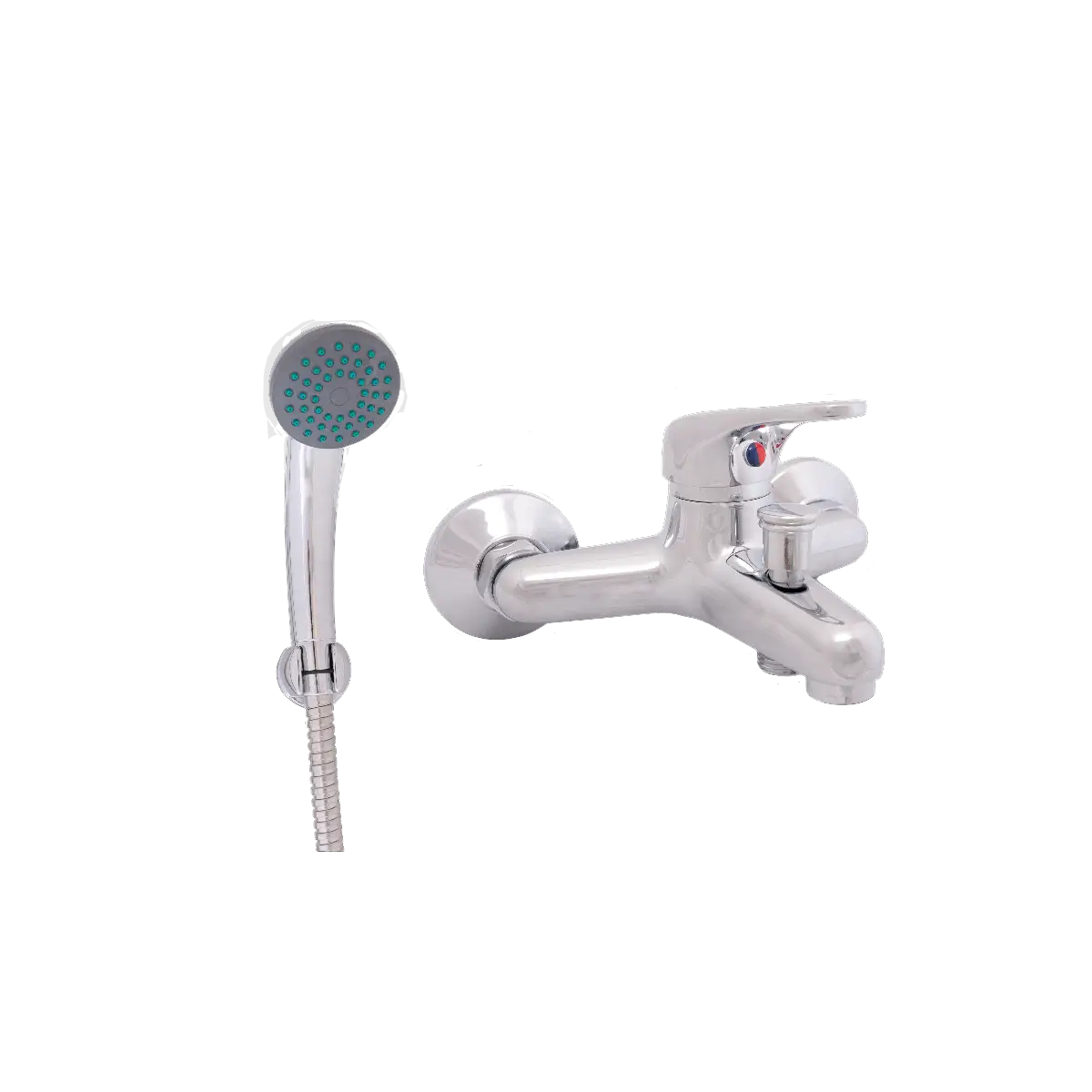 Loop bath mixer faucet