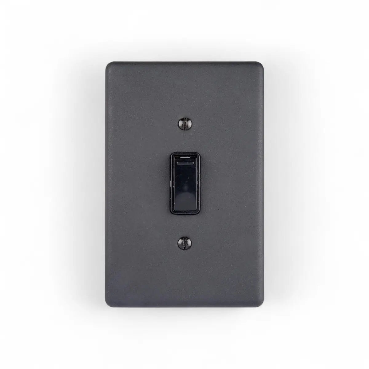 Lesco 100X50Mm 1 Lever 2-Way Switch Matt Black Light Switches