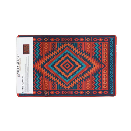 Ethnic pattern floor mat