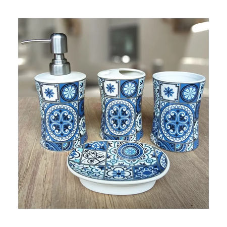 4 piece bathroom accessory set
