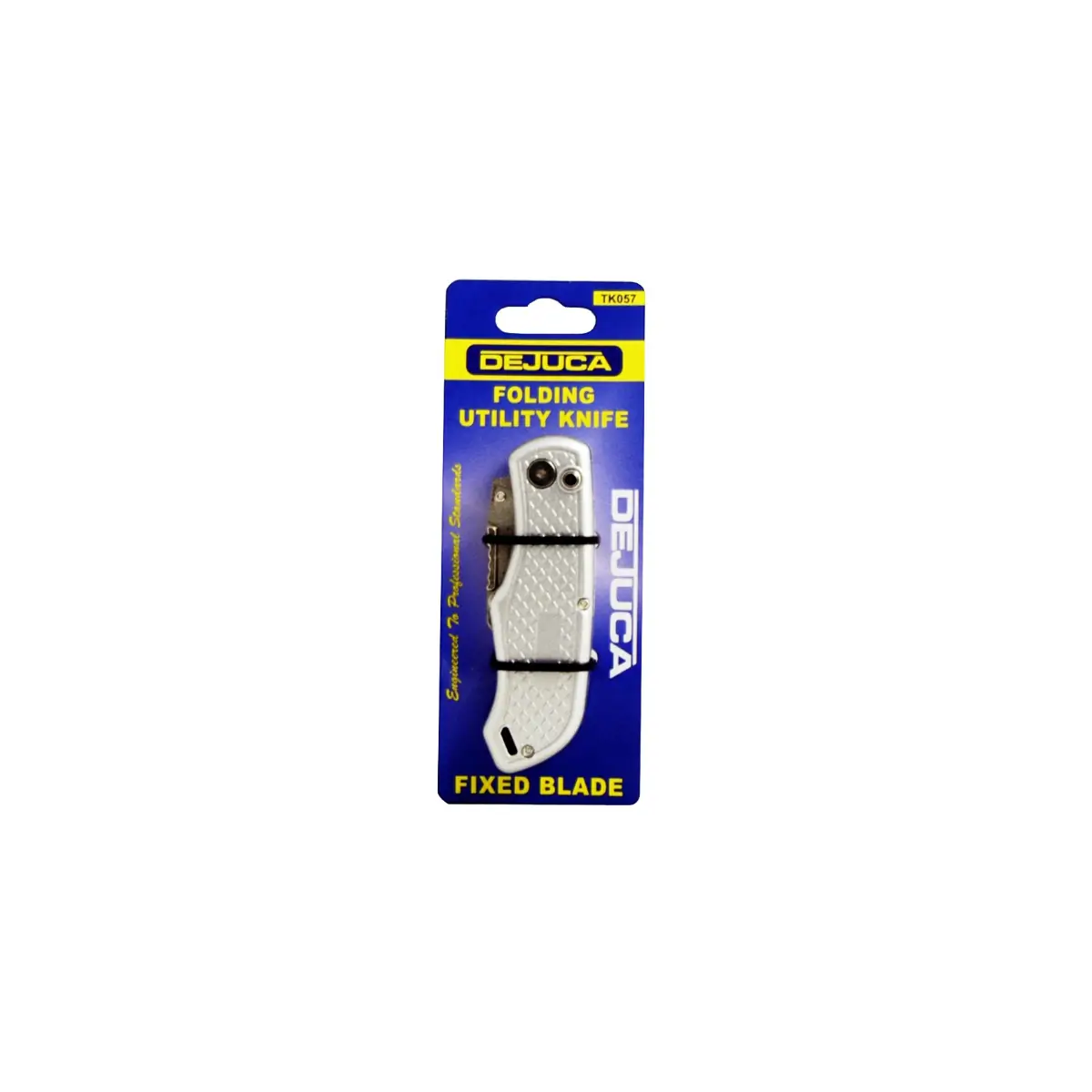 Folding utility knife with blade