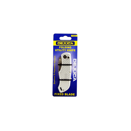 Folding utility knife with blade