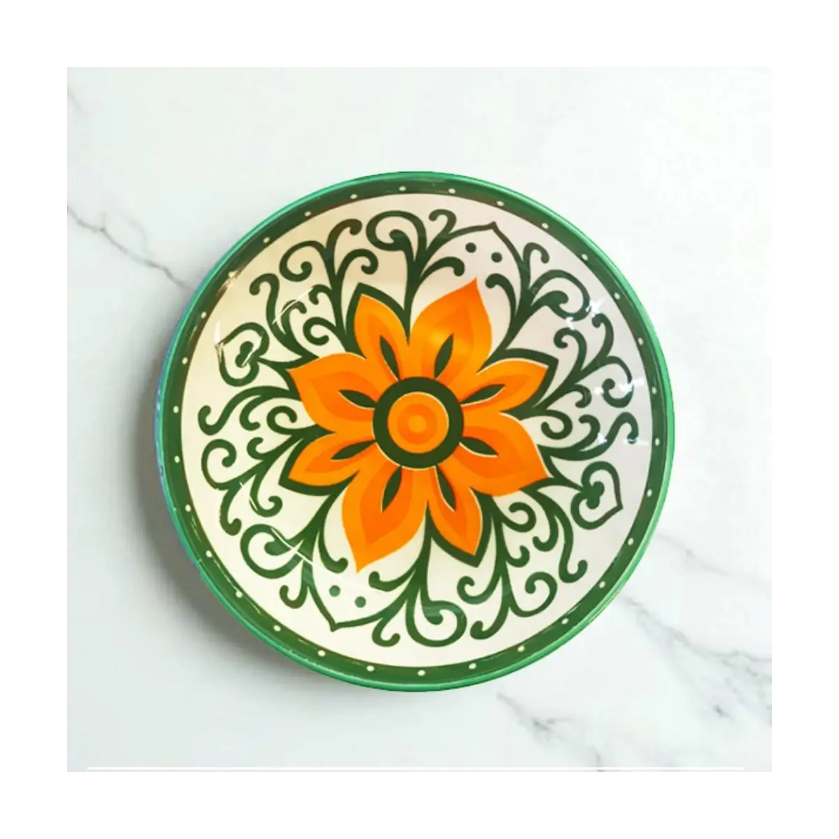 Embossed ceramic dish 12cm